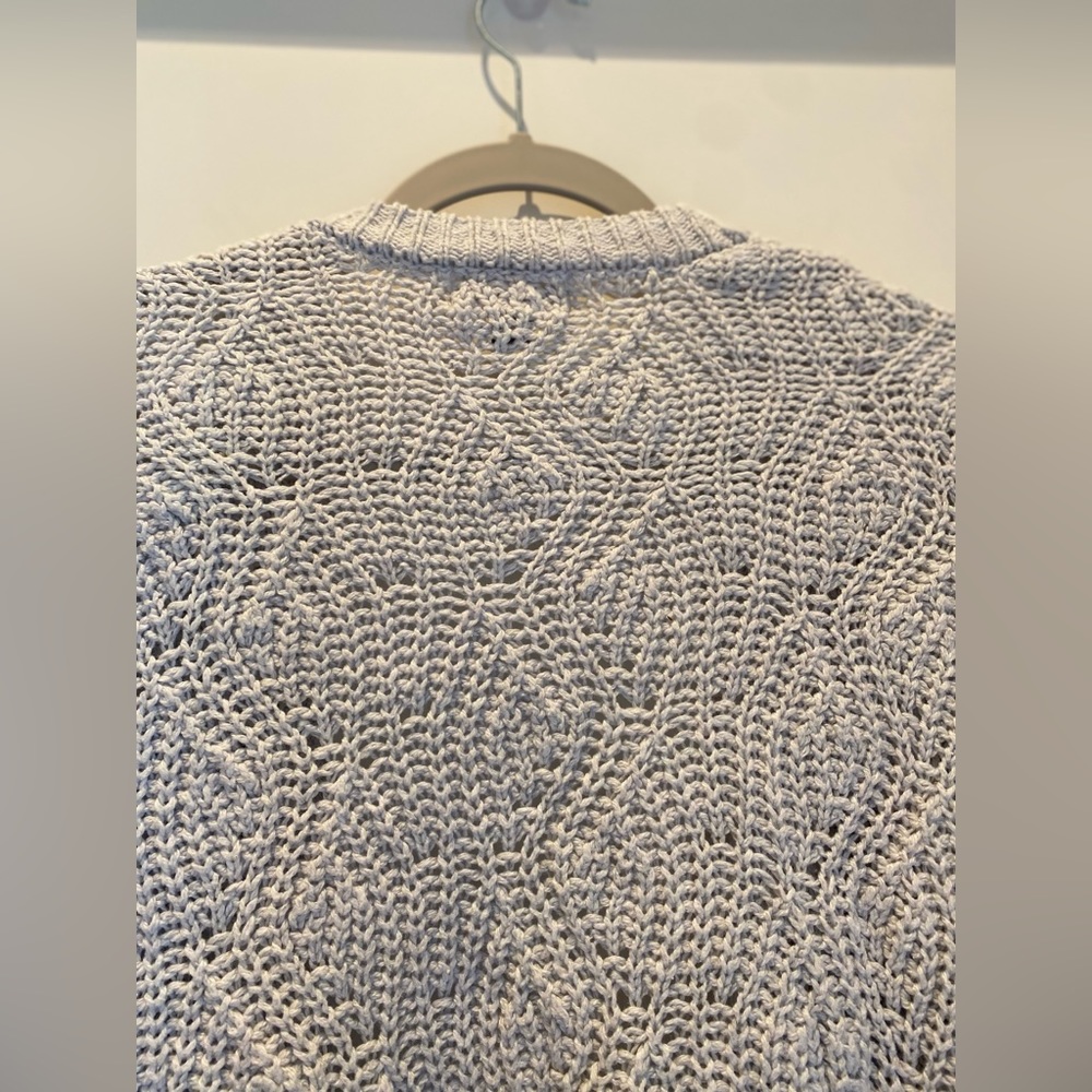 Universal Thread Light Gray Chunky Knit Cardigan - image 5